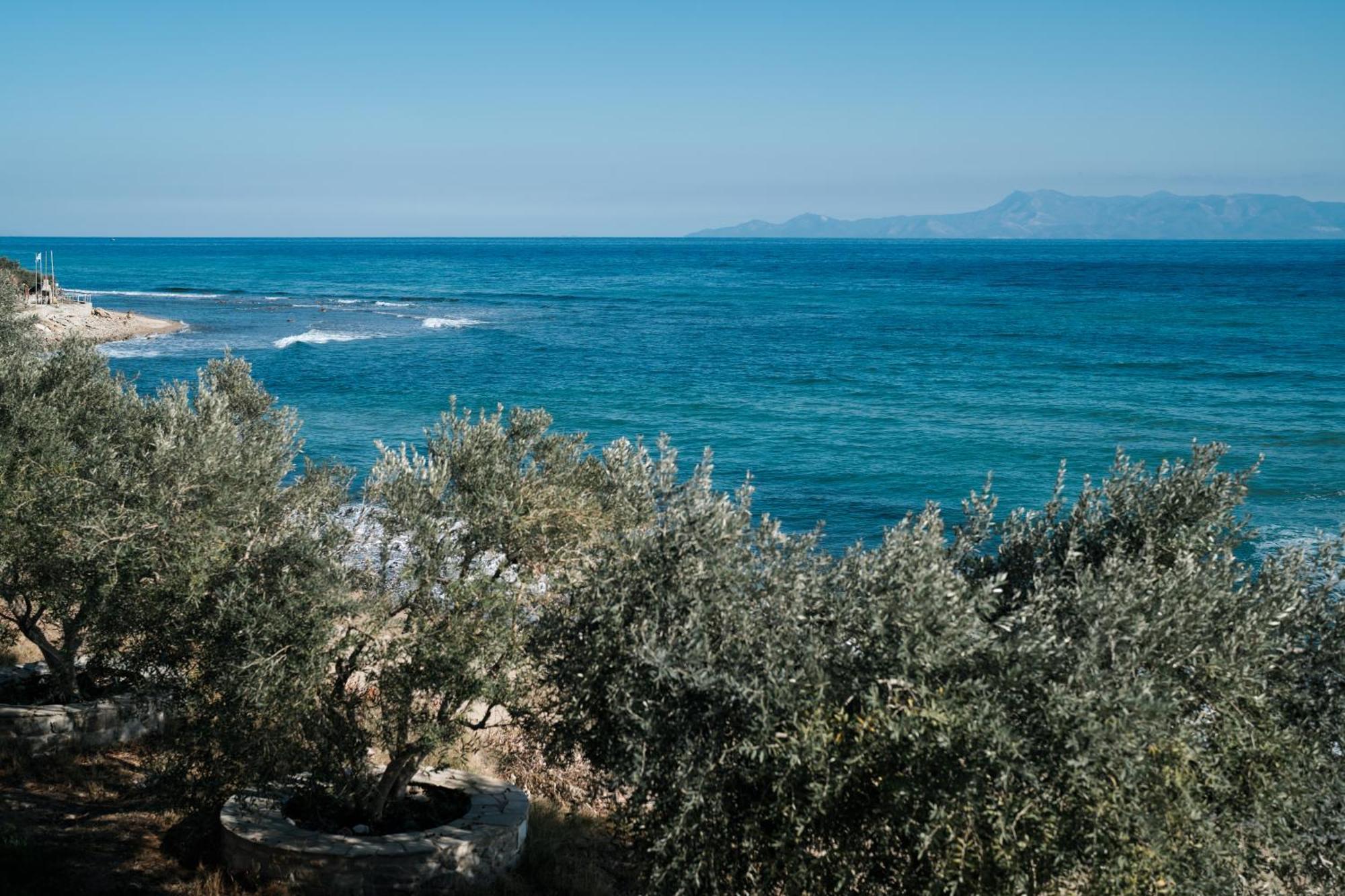 Aegean View Villa Loutra Elevtheron ภายนอก รูปภาพ