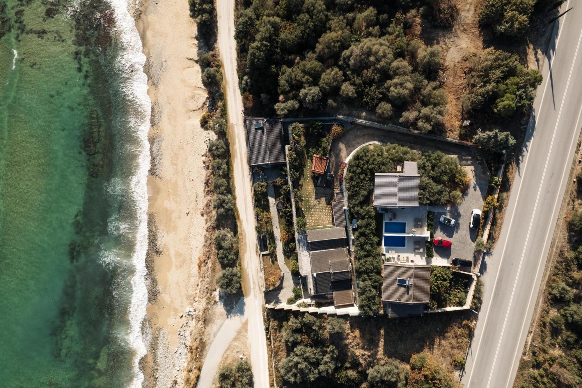 Aegean View Villa Loutra Elevtheron ภายนอก รูปภาพ