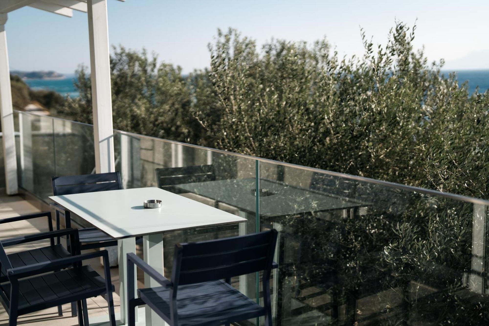 Aegean View Villa Loutra Elevtheron ภายนอก รูปภาพ